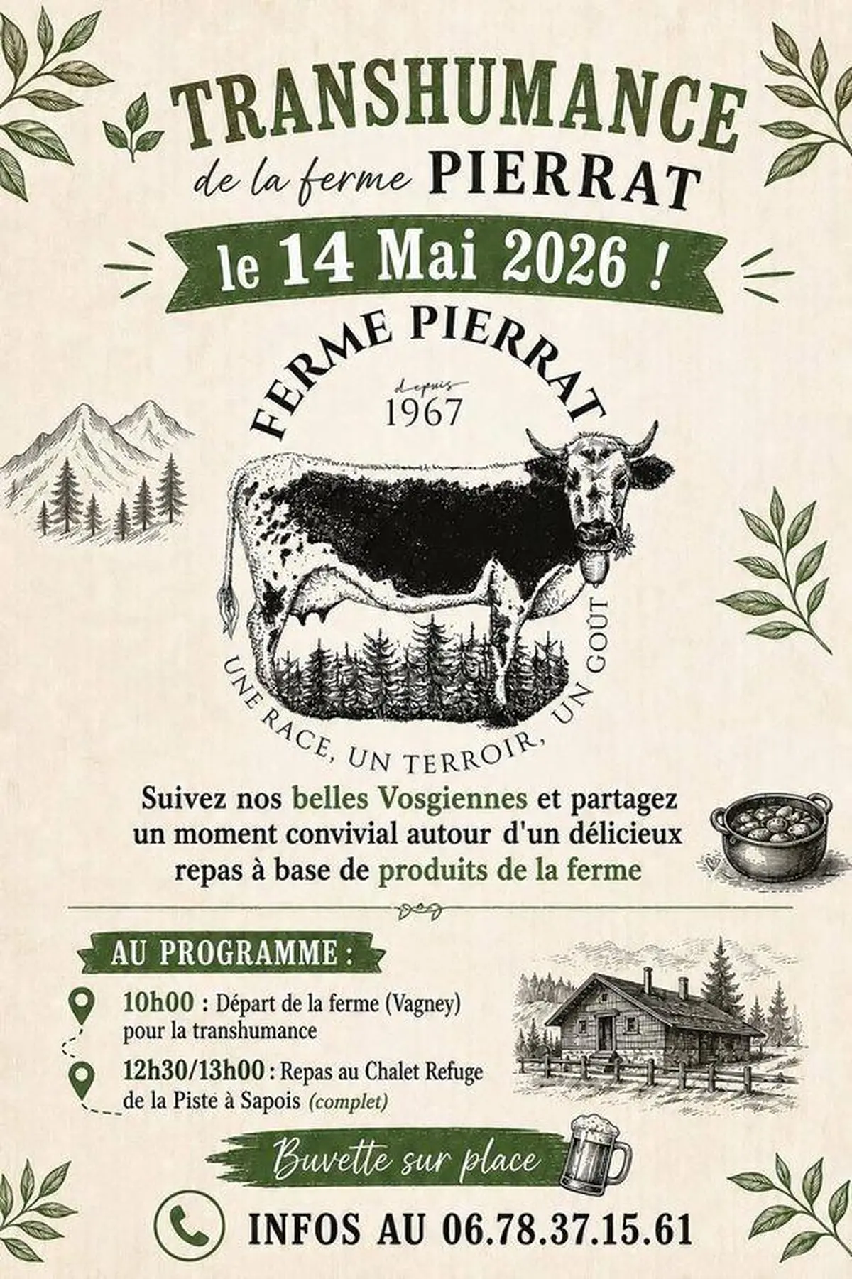 Transhumance de la ferme Pierrat