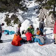 Trappeurs en famille à La Pierre Saint-Martin