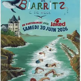 Traversée de Biarritz à la nage