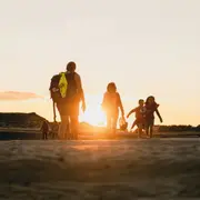 Traversée nocturne du havre de Port-Bail