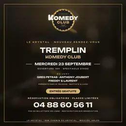 Tremplin Komedy Club - Jeunes talents