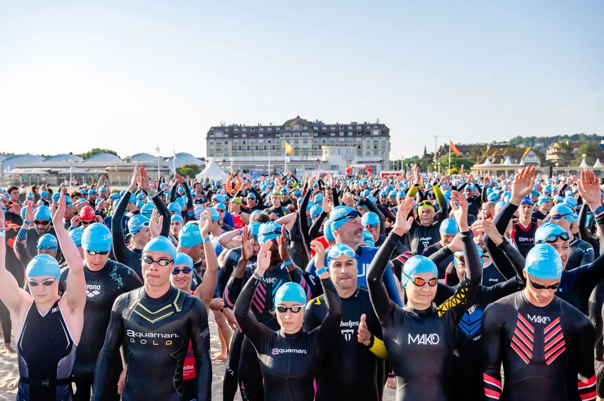Le Triathlon de Deauville est le plus grand rassemblement de triathlètes de France