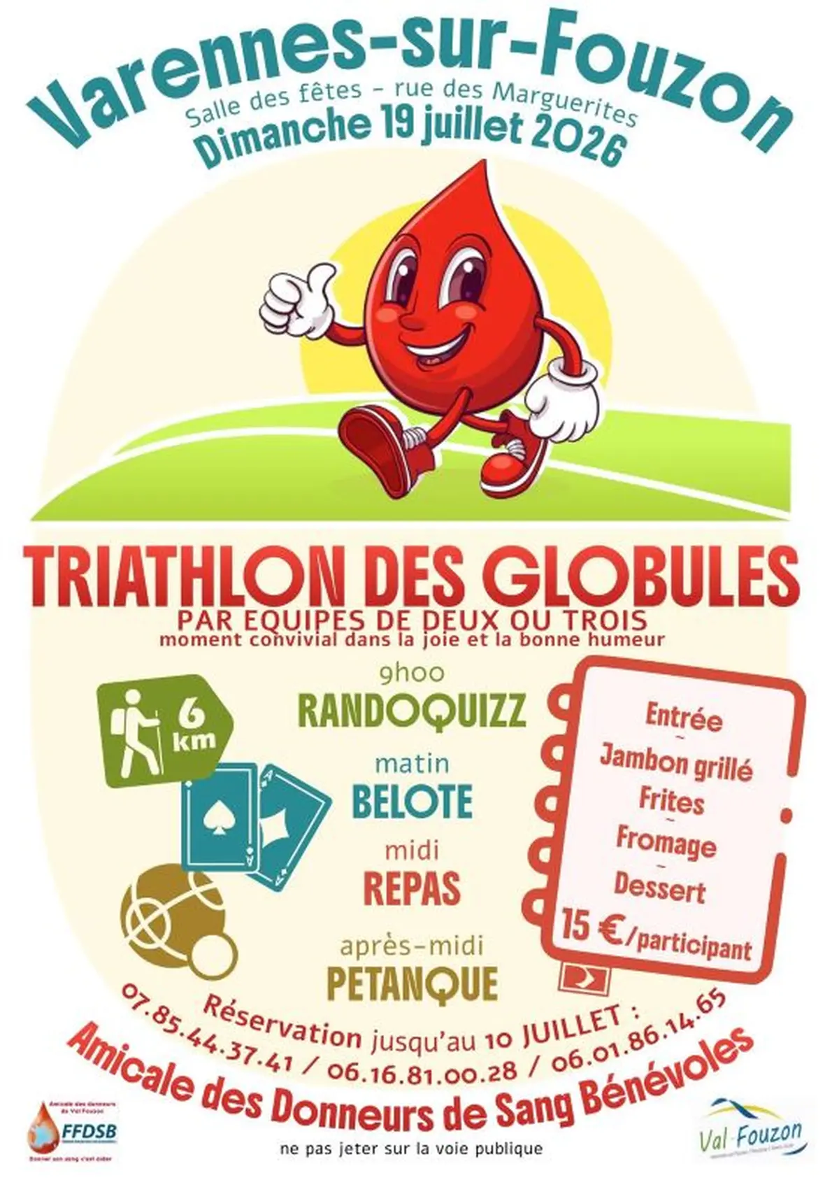 Triathlon des globules