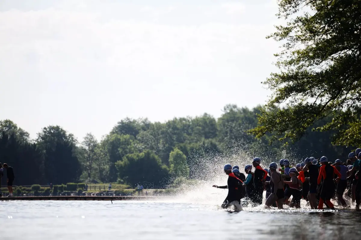 Triathlon du Lion : partie natation