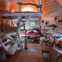 La Clairière aux cabanes &copy; Michel Laurent - Bol d'Air