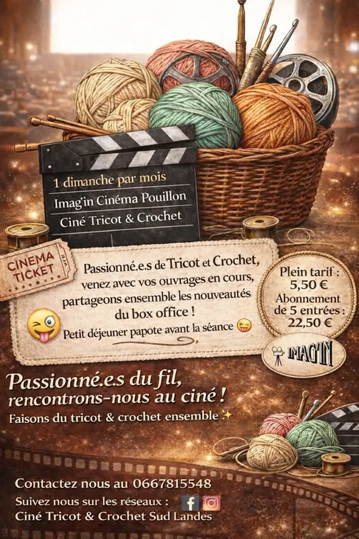 Tricot & Crochet Ciné