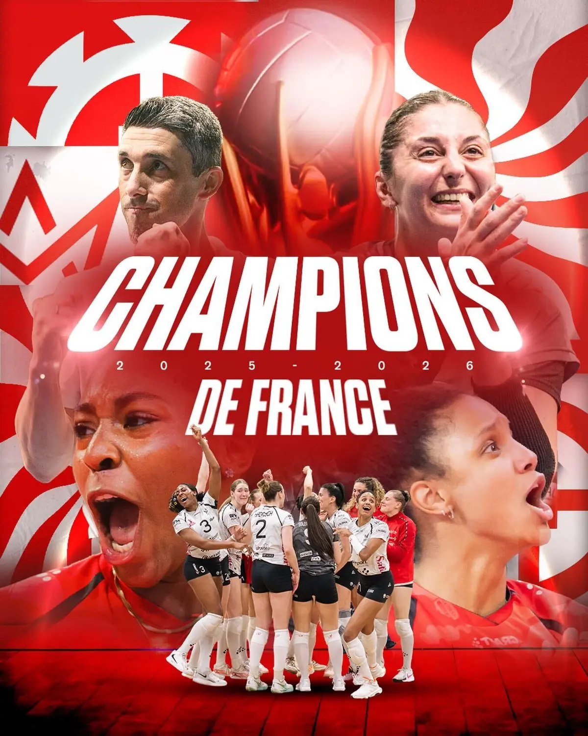 Triplé historique pour le Volley Mulhouse Alsace : les Mulhousiennes entrent dans la légende