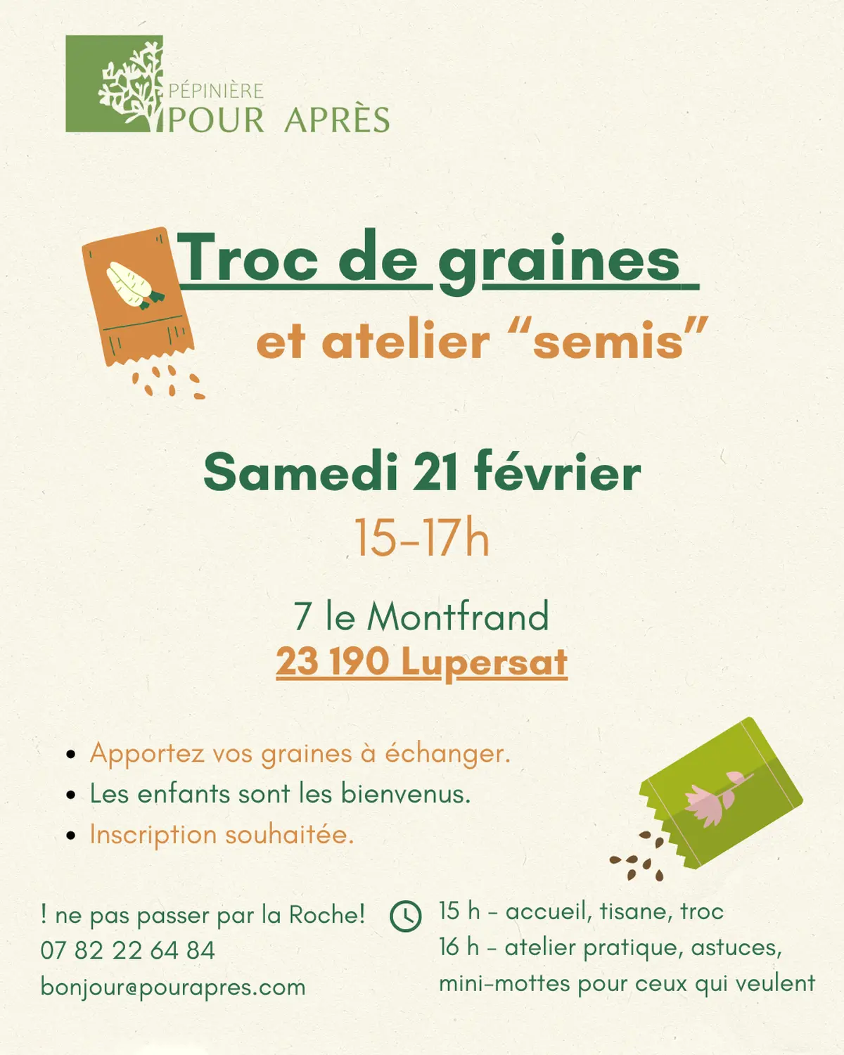 Troc de graines et atelier semis