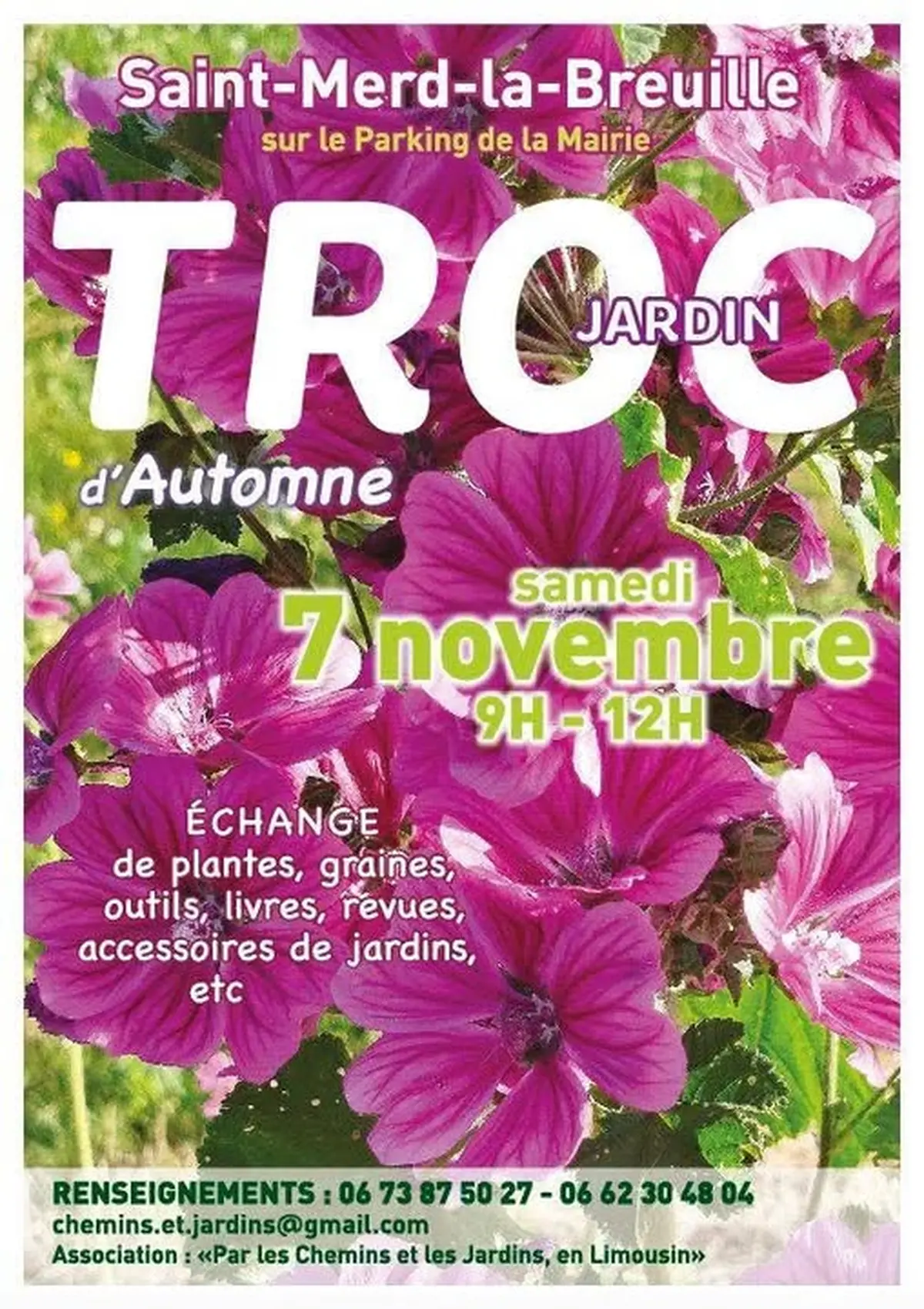 Troc jardin d'automne