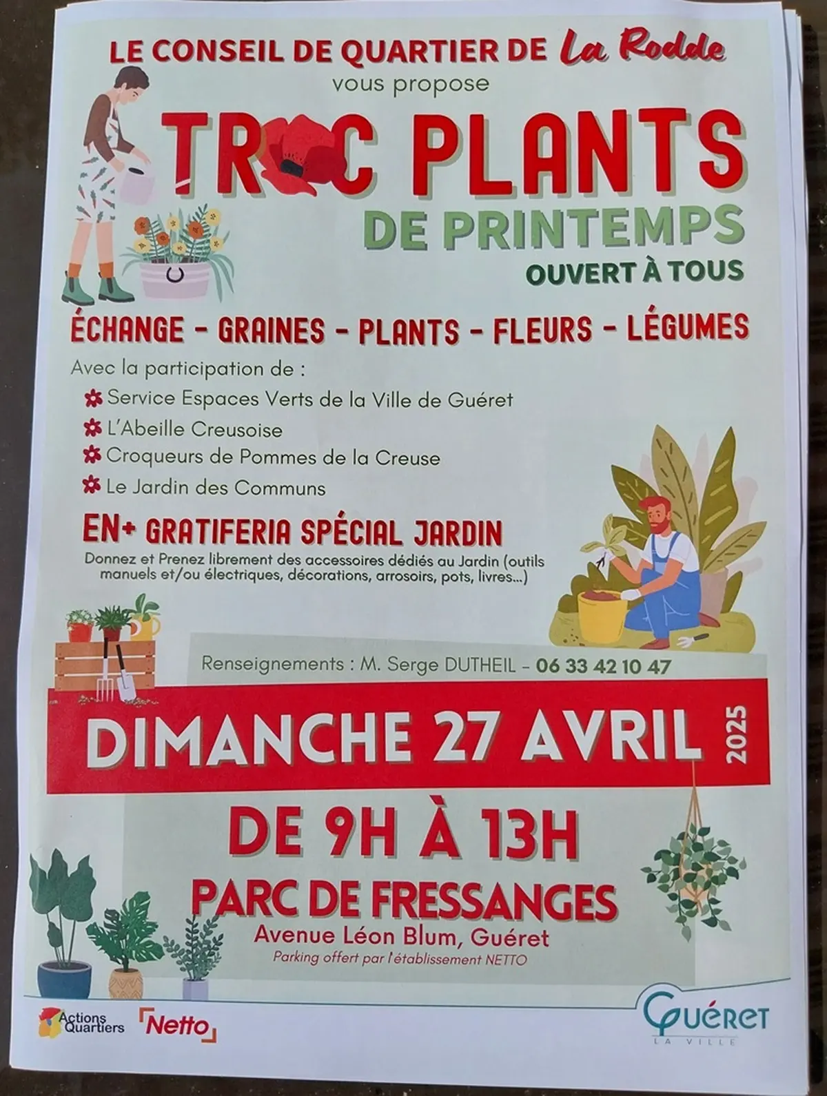 Troc plants de printemps
