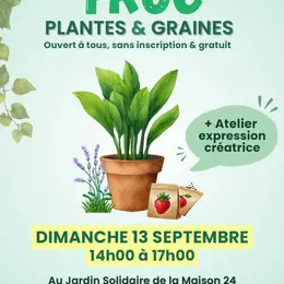 Trocs de plantes et atelier artistique