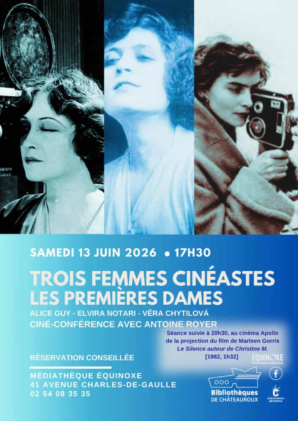 Trois femmes cinéastes : les premières dames
