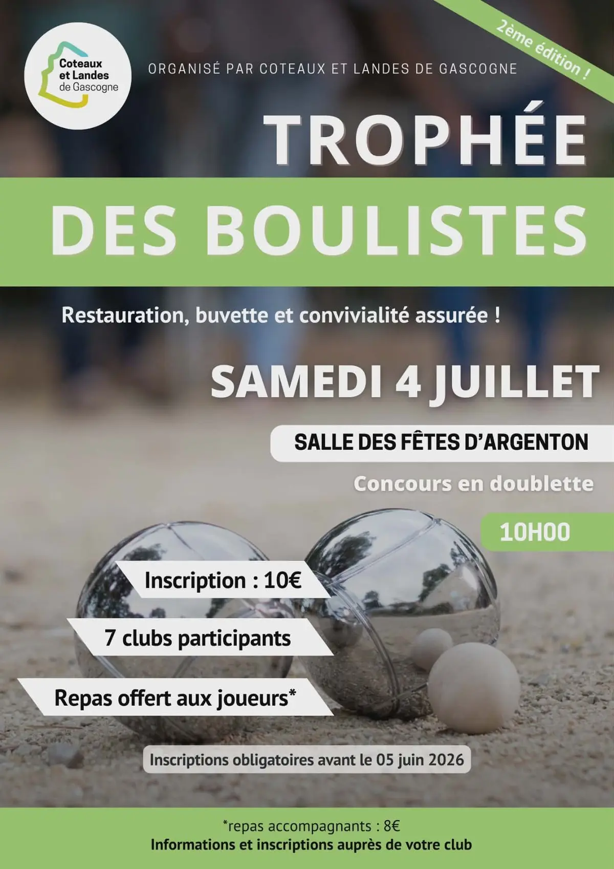 Trophée des boulistes - 2° édition