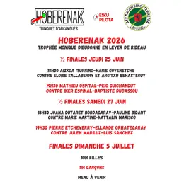 Trophée Monique Dieudonné et Hoberenak