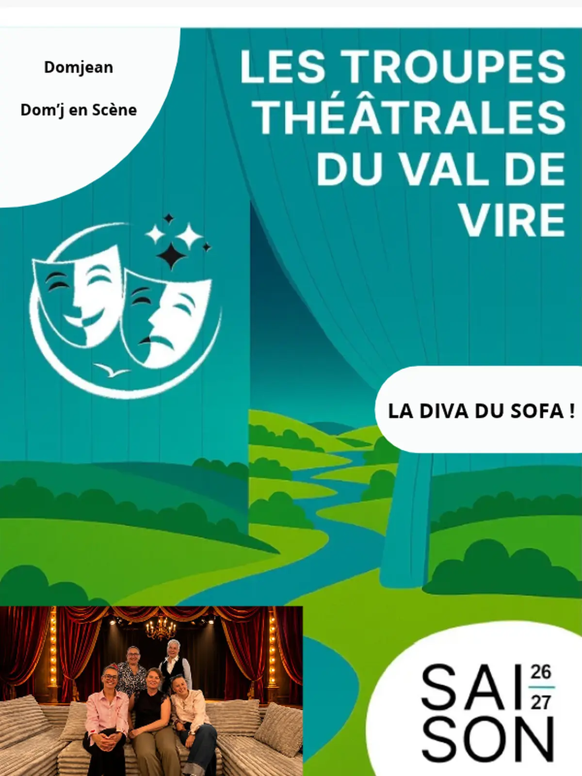 Troupes théâtrales du Val de Vire > La diva du sofa !