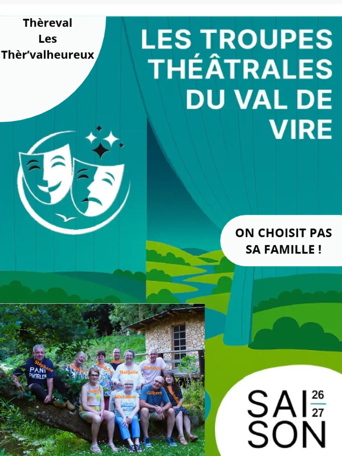 Troupes théâtrales du Val de Vire > On choisit pas sa famille !
