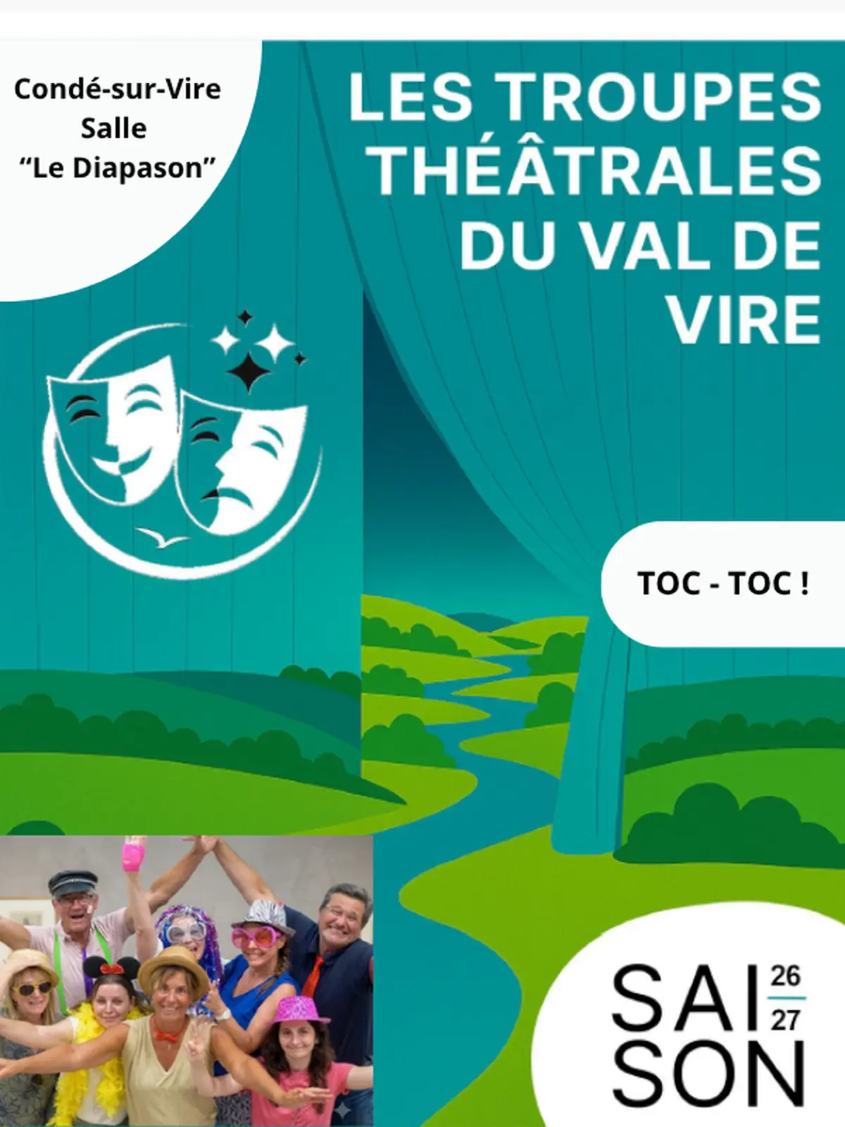 Troupes théâtrales du Val de Vire > Toc Toc !!