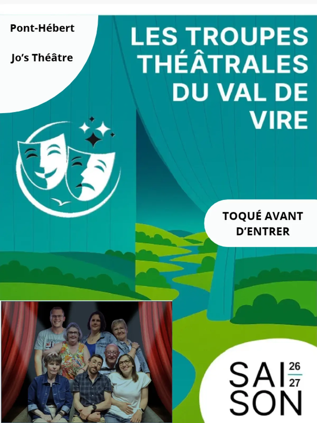 Troupes théâtrales du Val de Vire > Toqué avant d'entrer