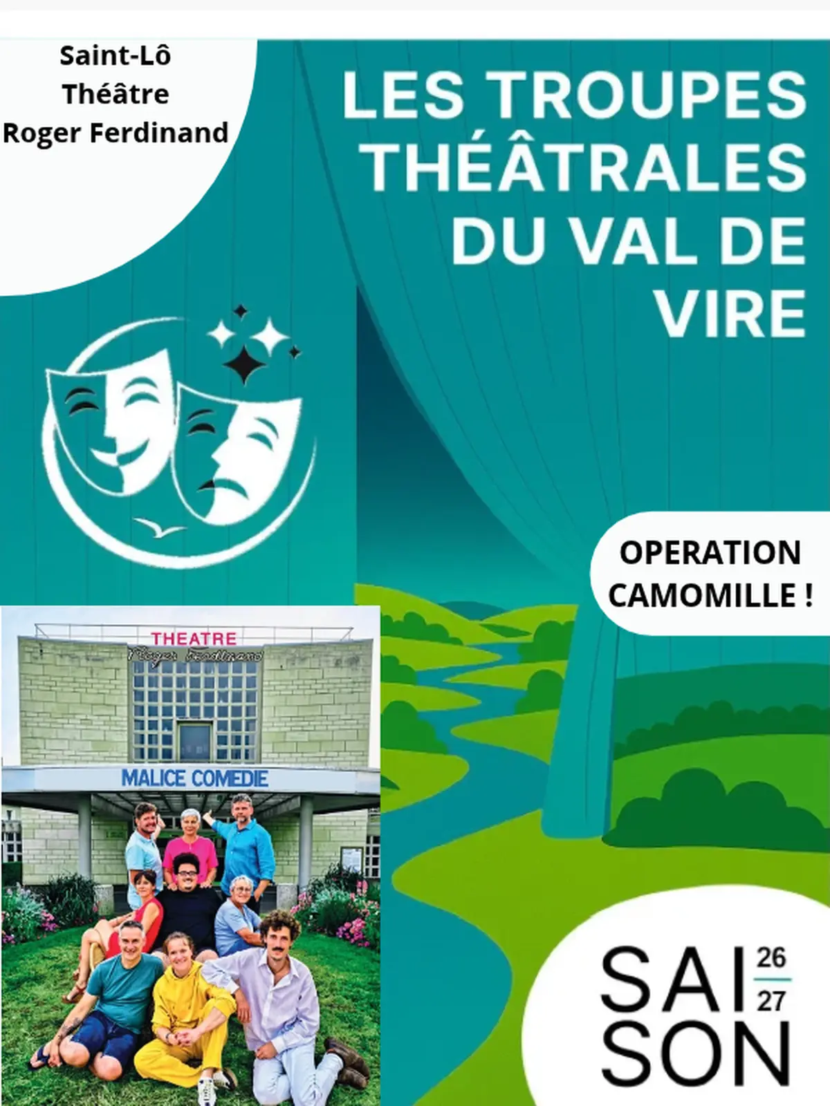 Troupes théâtre Val de Vire > Opération Camomille !