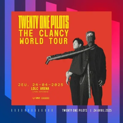 Le concert de Twenty One Pilots à Lyon : la billetterie ouvre le 5 avril