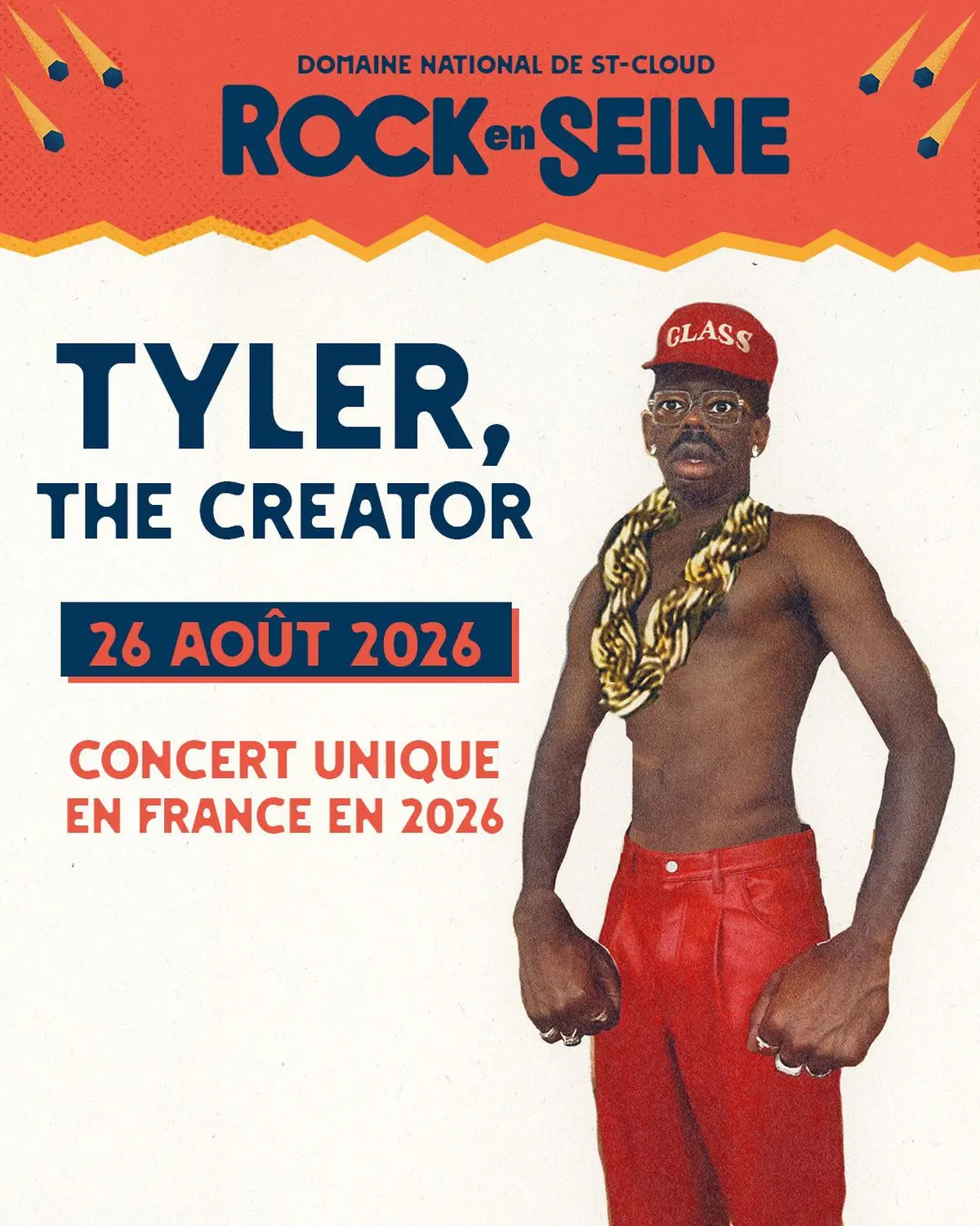 Tyler, The Creator pour un concert unique en France à Rock en Seine 2026