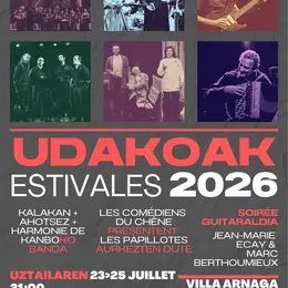 Udakoak / Les Estivales d'Arnaga / Soirée Guitaraldia - Jean Marie Ecay et Marc Berthoumieux