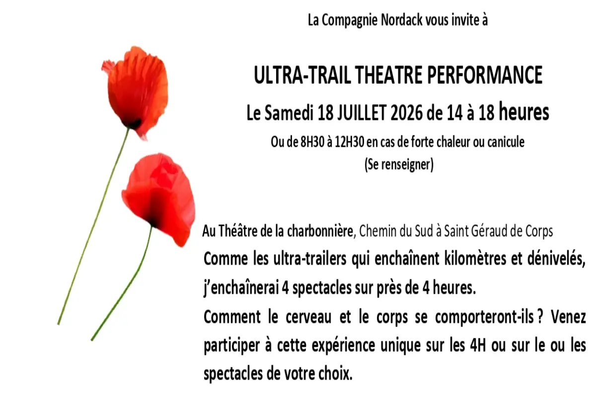 Ultra Trail Théâtre Performance