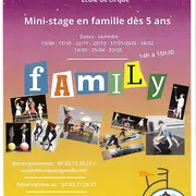 Un air de cirque (école de cirque) - Mini-stage en famille dès 5 ans