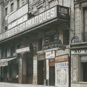 Un boulevard pour les premiers pas du cinéma