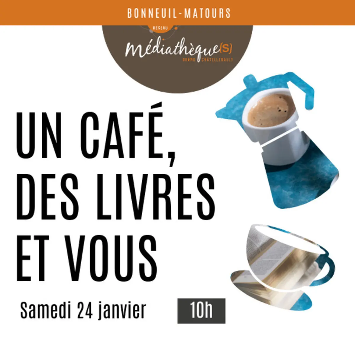 Un café, des livres et vous