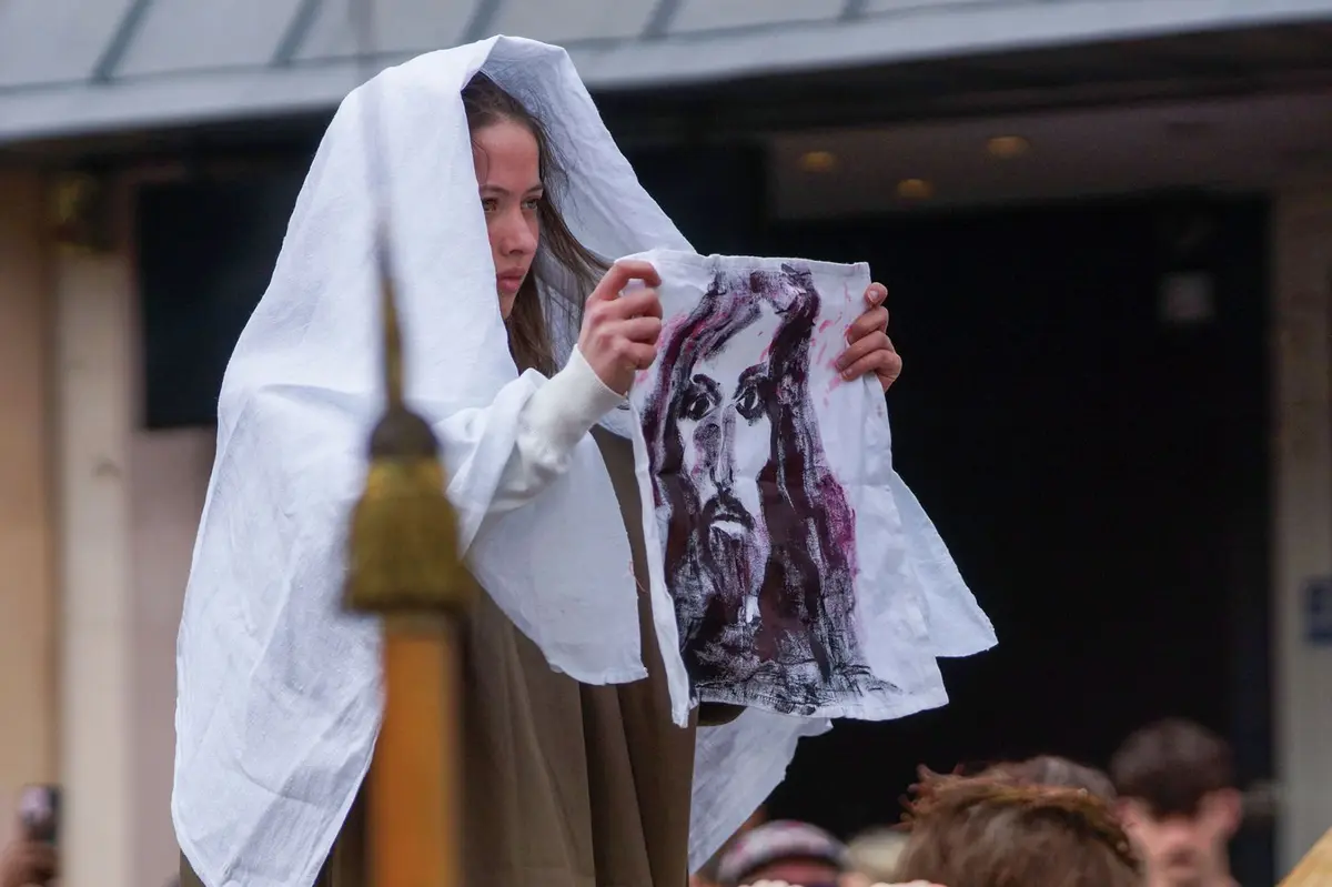 Le Chemin de Croix mis en scène