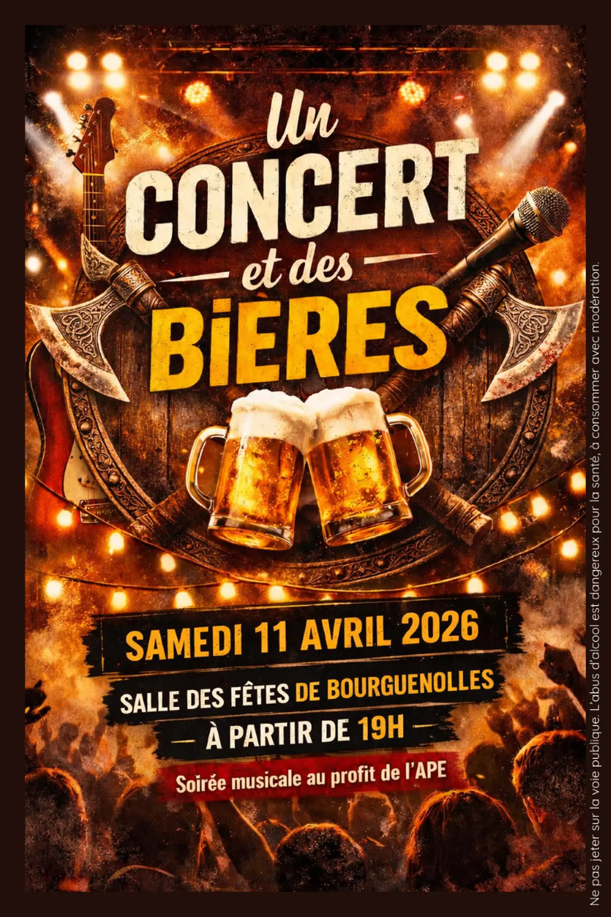 Un concert et des bières