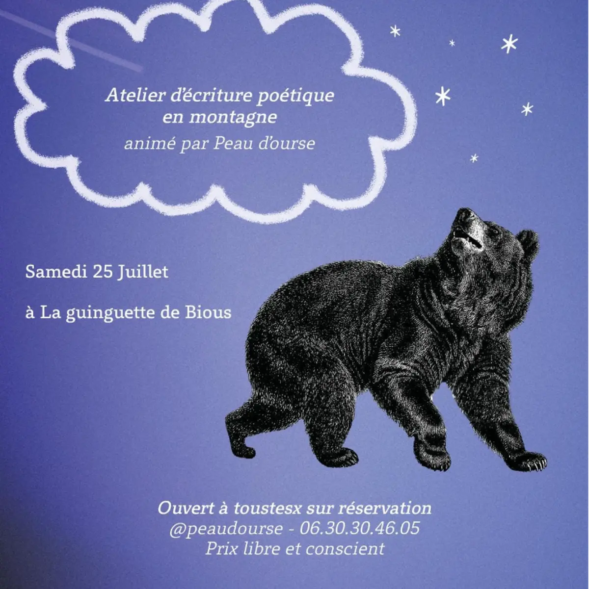 Un été à Bious - Écrire dehors