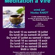 Un été de méditation à Vire Normandie