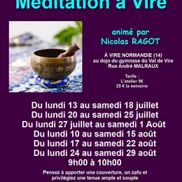 Un été de méditation à Vire Normandie