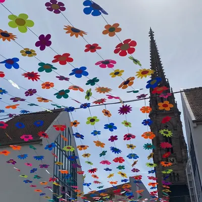Un été sous un ciel fleuri à la Cour des Maréchaux à Mulhouse