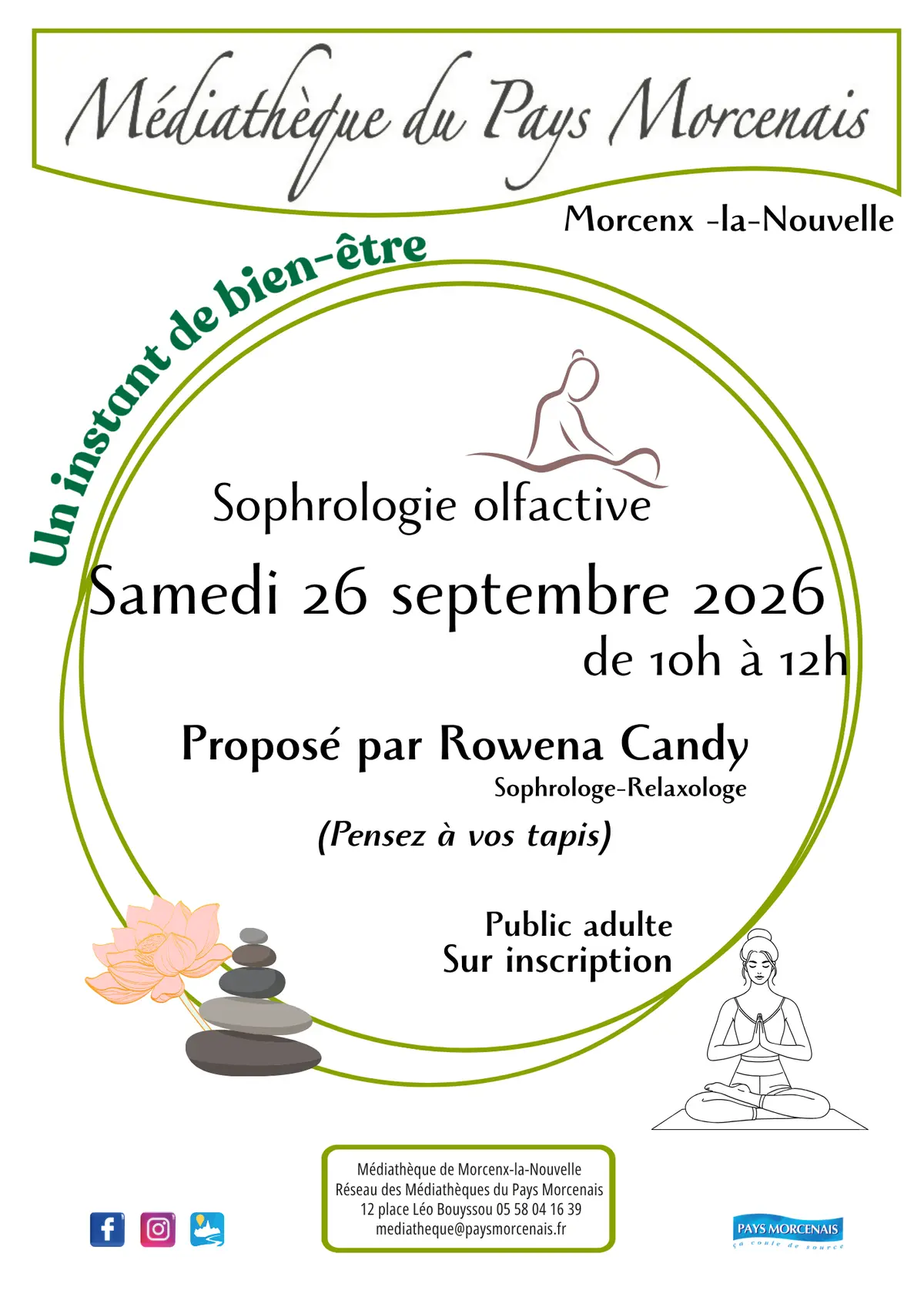Un instant de bien être - Atelier de sophrologie olfactive