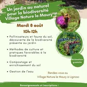Un jardin au naturel pour la biodiversité
