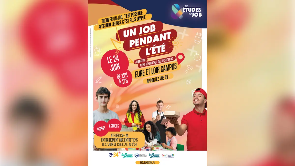 Un job pendant l'été - Atelier Info Jeunes Chartres