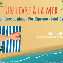 Un Livre à La Mer - Bibliotheque De Plage