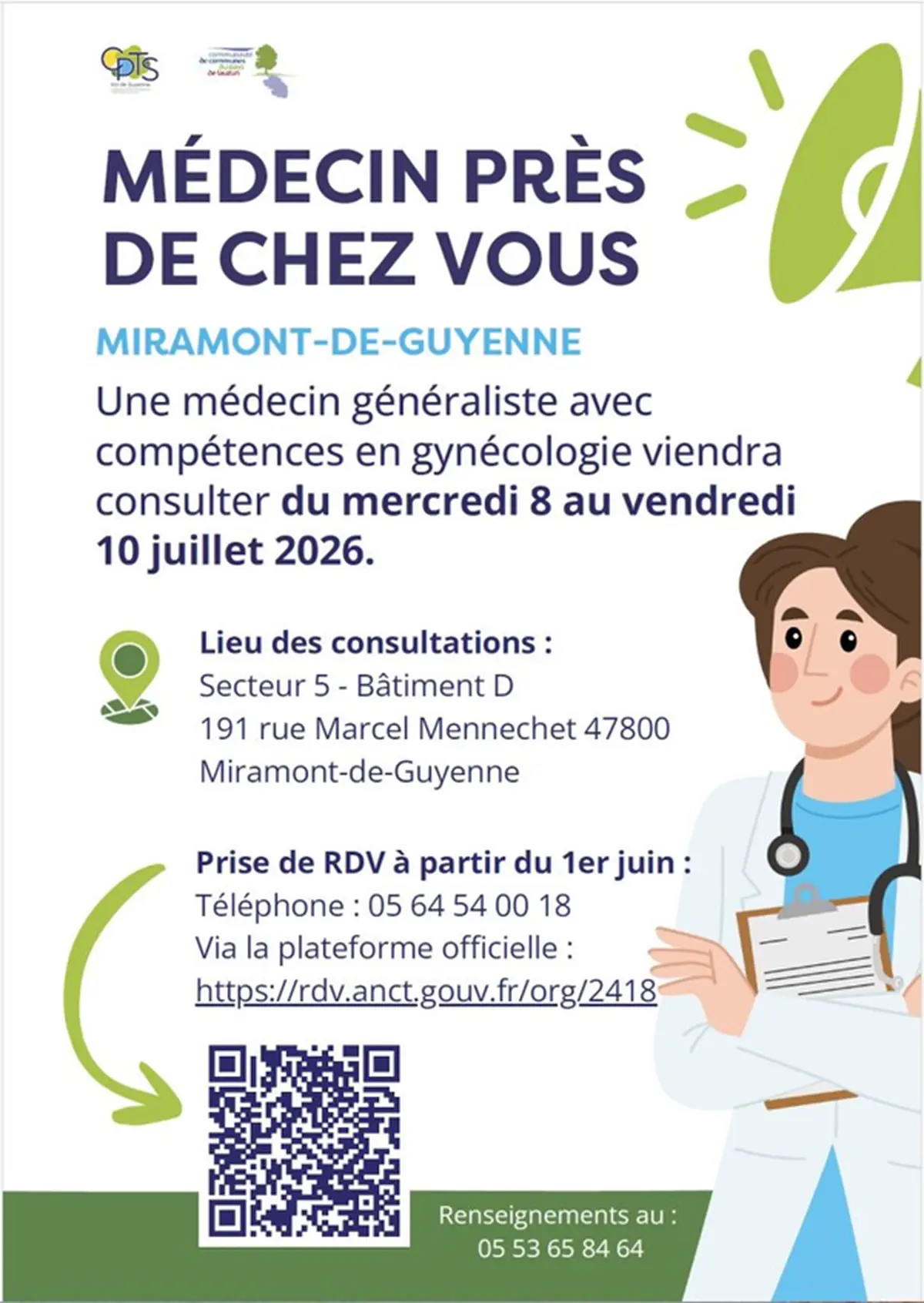 Un médecin près de chez vous