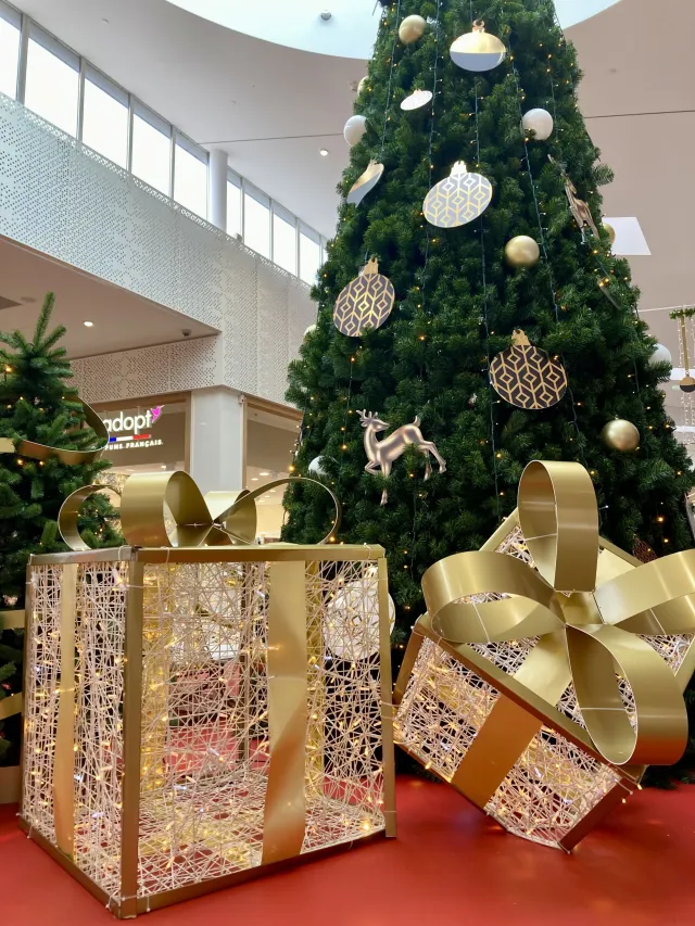 La magie de Noël s\'installe au centre commercial Shop\'in Houssen