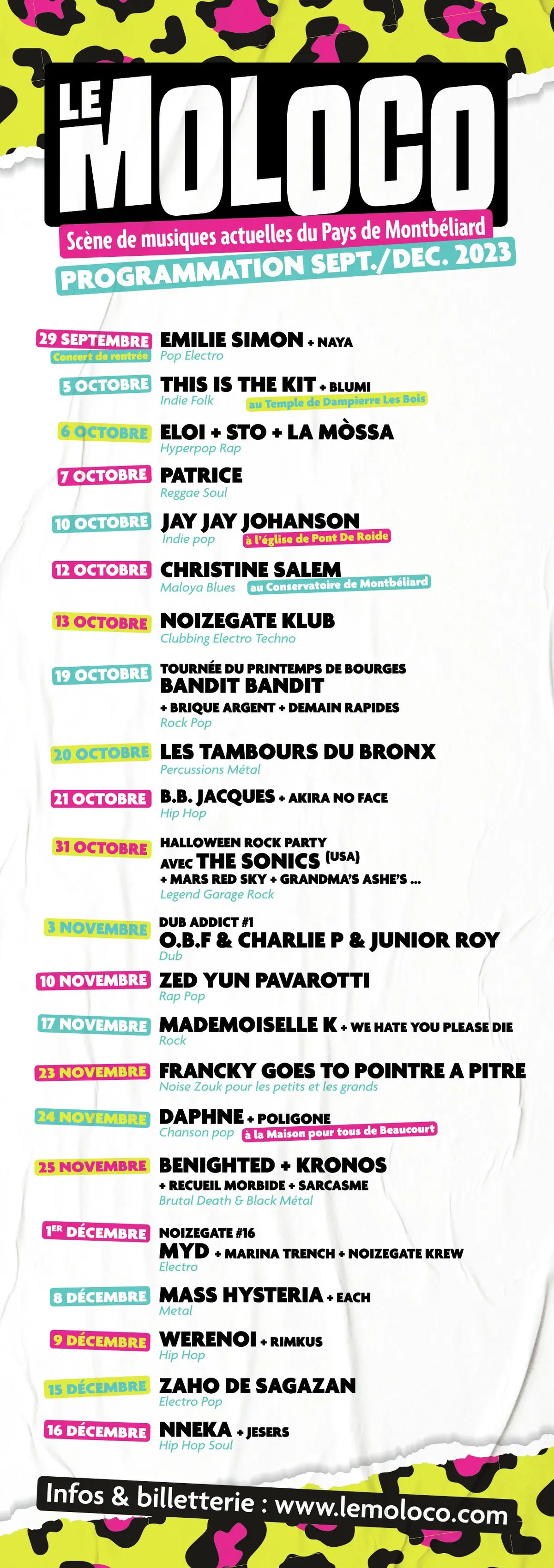 Un nouveau chapitre pour la salle Le Moloco !