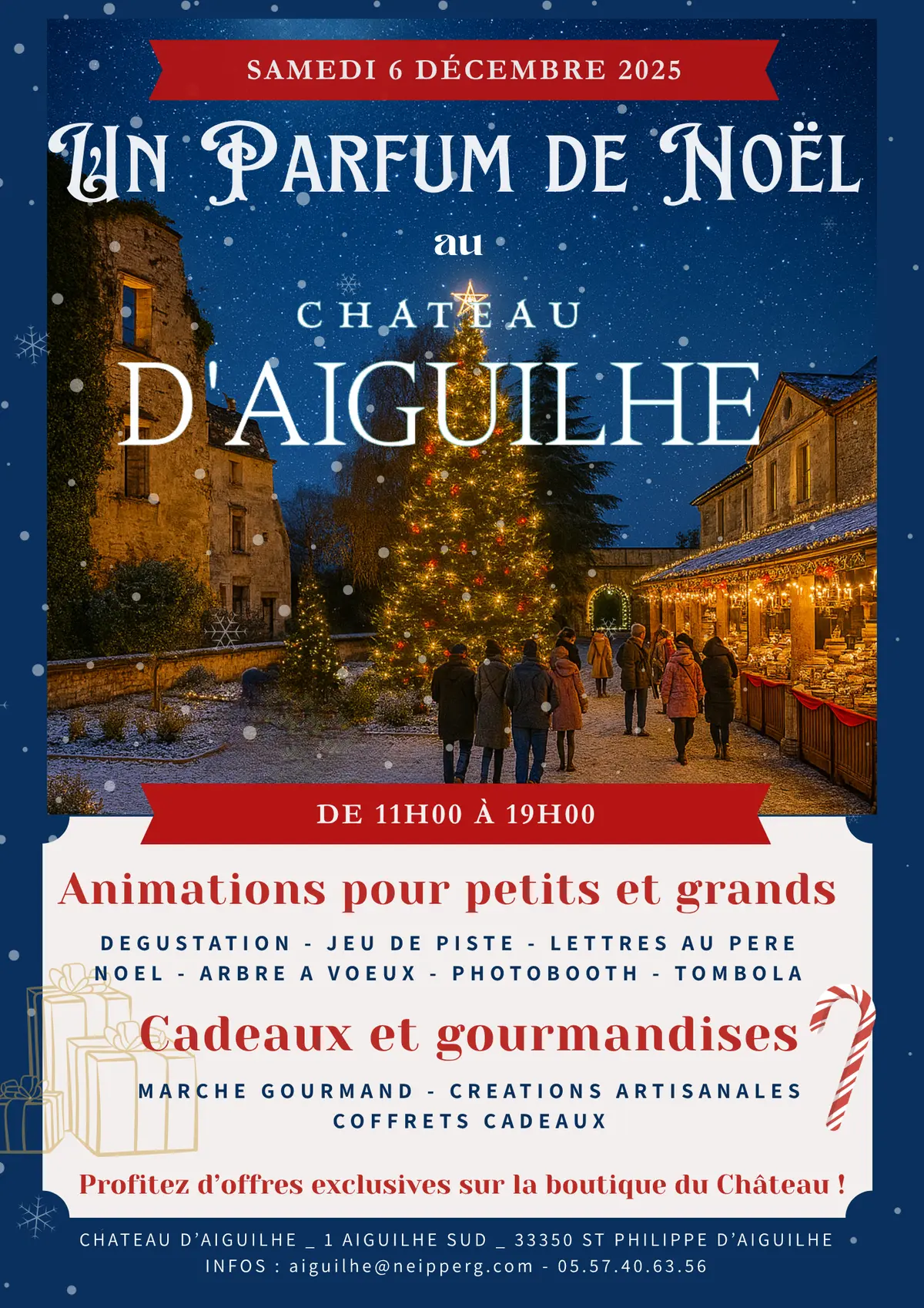 Un parfum de Noël au Château d'Aiguilhe