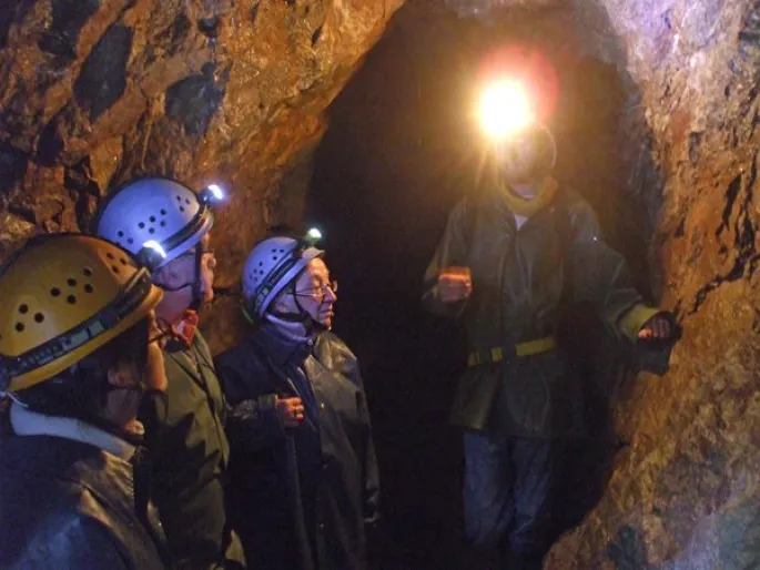Une visite de la mine Gabe Gottes, creusée au 16e siècle  dans le Val d’Argent