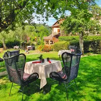 Profitez du jardin ombragé DR