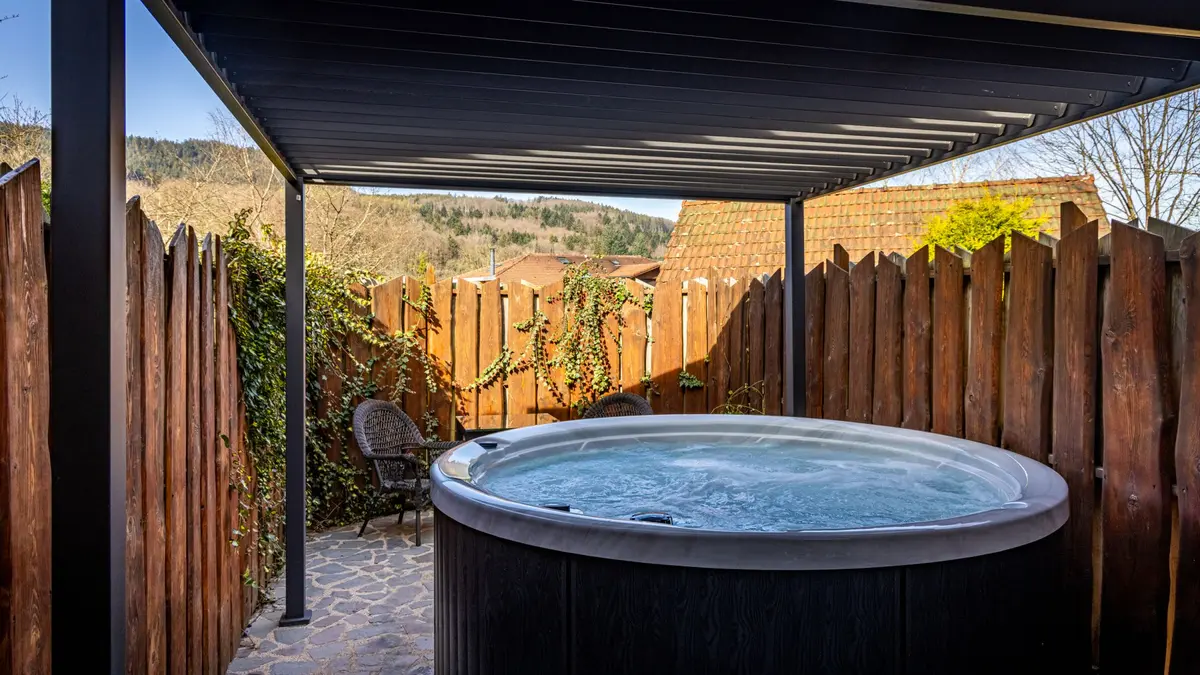 Un jaccuzi privatif, au calme