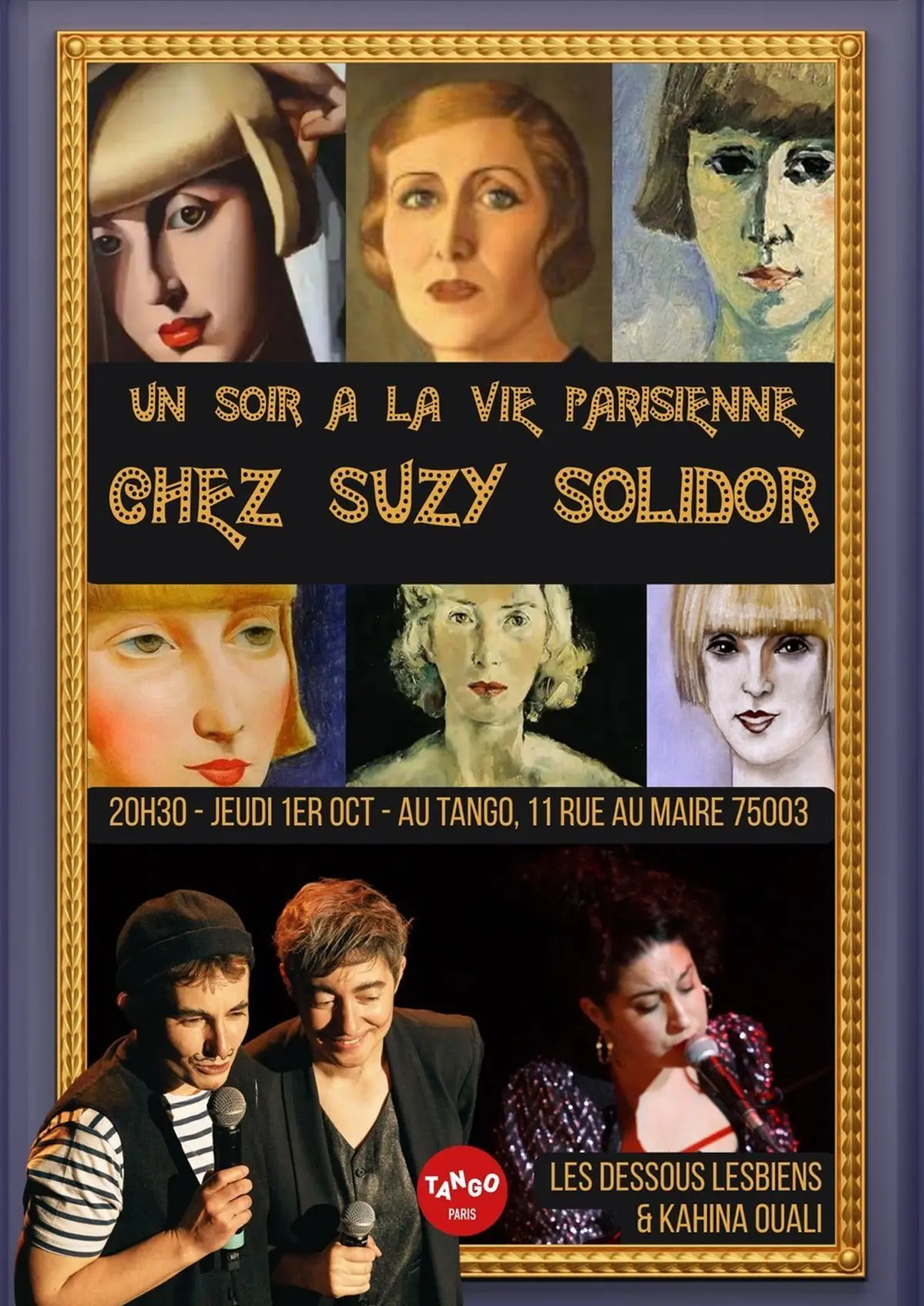 Un soir à la vie parisienne chez Suzy Solidor