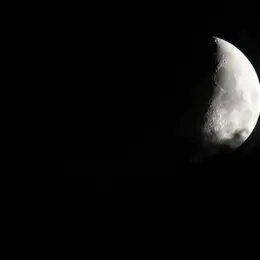 Un soir de pleine lune sur la prairie de l'étang Massé