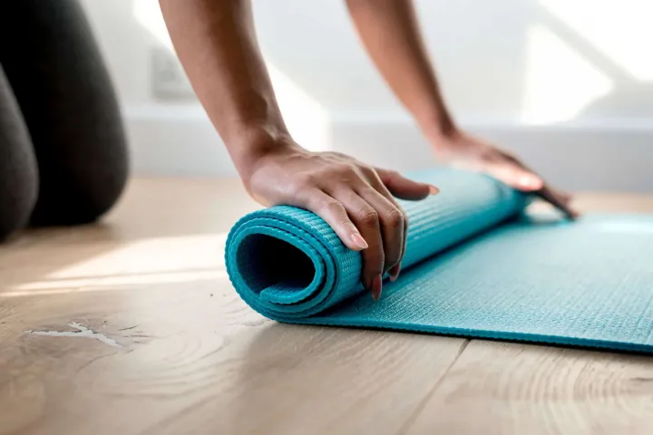 Un tapis de yoga, pour enchaîner les postures